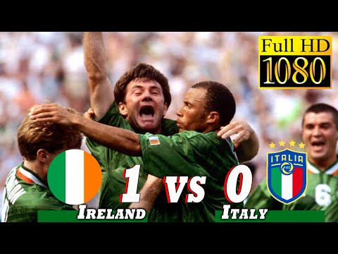 Ireland 1-0 Italy World Cup 1994 | Full highlight - 1080p HD | Roberto Baggio - Paolo Maldini