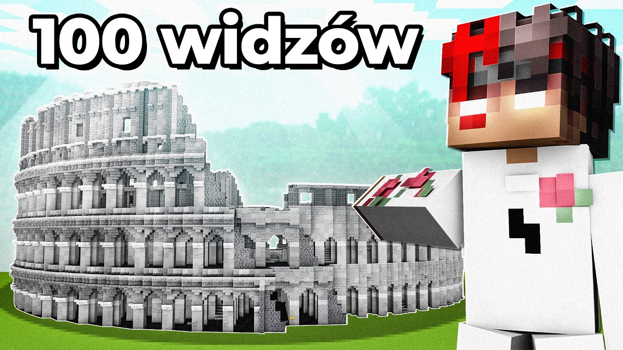 100 Widzów vs 3 Pro Budowniczych - Kto Wybuduje Lepsze Królestwo?