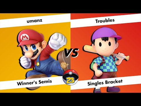 Central Colosseum 23 - Winner's Semis - umanz (Mario) vs Troubles (Ness)