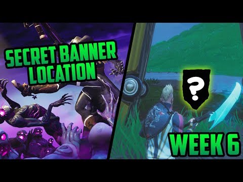 Season 6, Week 6 | *SECRET* 'Battle Star' Location (Secret Banner) - Fortnite