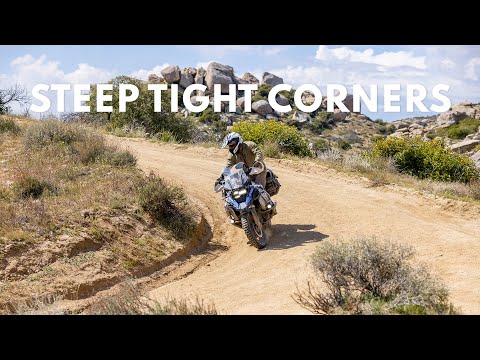 Ride Steep Tight Corners Lesson for ADV and Dual Sport Motorcycles / Hills & Turns