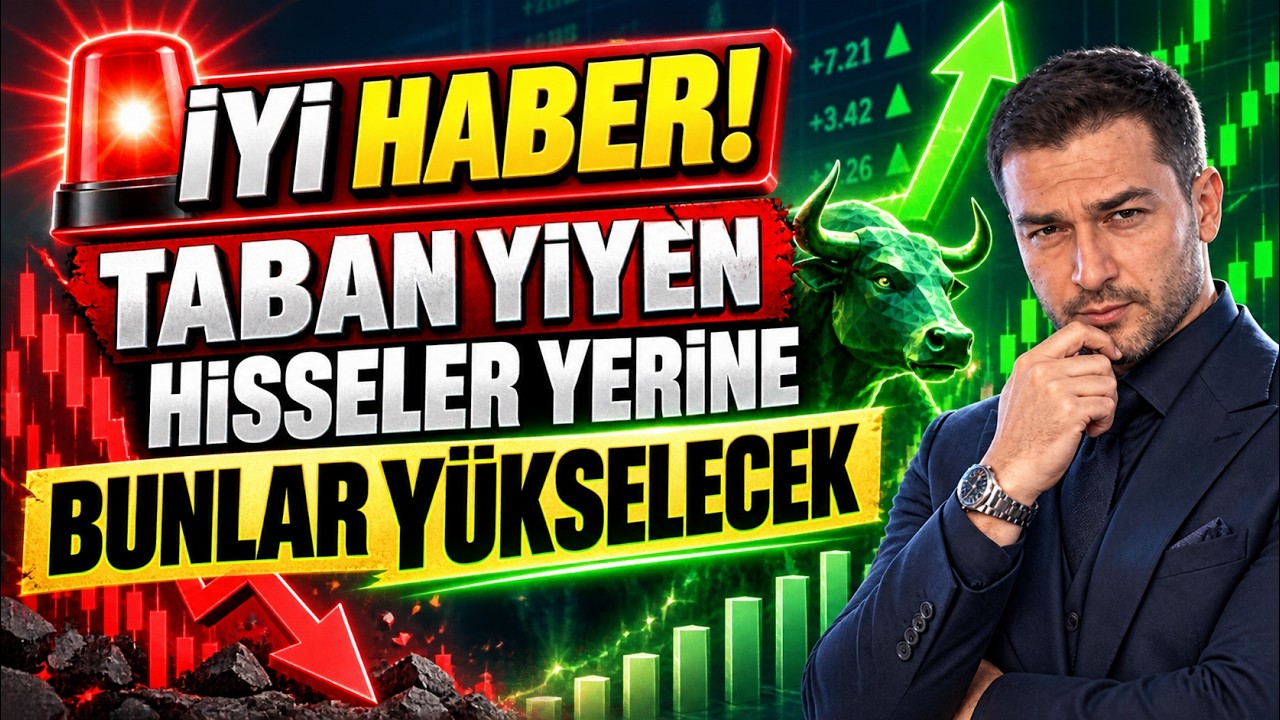 🚨 İYİ HABER! TABAN YİYEN HİSSELER YERİNE BUNLAR YÜKSELECEK