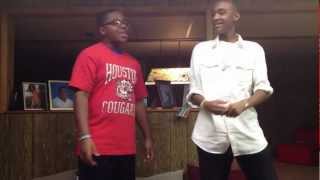 Ricky and jhariah sing waving flag