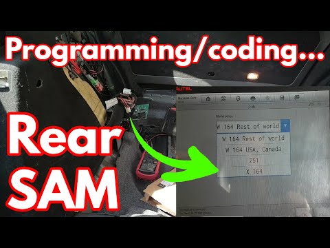 Mercedes Rear SAM programming example.
