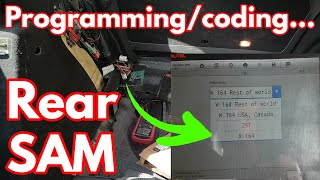 Mercedes Rear SAM programming example.