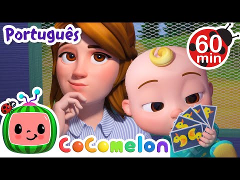 Capa de Chuva chuva Vá Embora! | 1 HORA DE COCOMELON BRASIL! | Músicas Infantis em Português