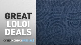 Top Cyber Monday Loloi Deals: Loloi Rugs Enchant Collection ENCOEN-17NVLB770S Square Area Rug, 7' 7"