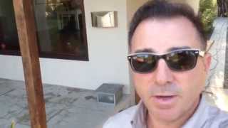 Wood fence, modern gates with special wood and treatment.   Culver City California