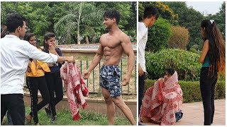 BEGGAR WITH 6 PACK ABS PRANK FITMANJEET