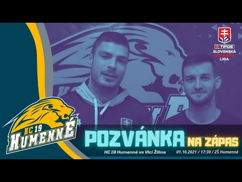 Pozvánka na zápas HC 19 Humenné vs Vlci Žilina