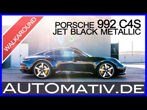 2019 Porsche 911 Carrera 4S (992) in Jet Black Metallic, PCCB - Walkaround