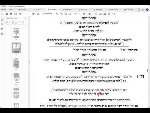 הרב יואל חקון - תפילה תשפ״ה - שיעור 090 - ק״ש בסידור - אחד - חלוקת הפירקין - השד״ה (ענ״ה).
