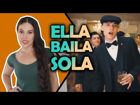 ELLA BAILA SOLA - Eslabon Armado y Peso Pluma | ESPAÑOLA REACCIONA 🇪🇸 | Bailando sola!