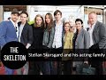 Stellan Skarsgård and his acting family; wives and kids