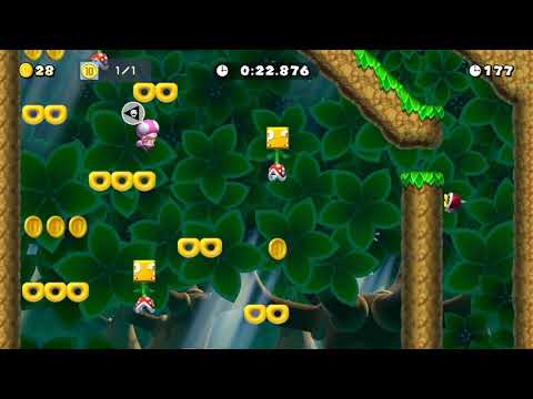 Super Mario Maker 2 - The 10-Coin of Deep Woods