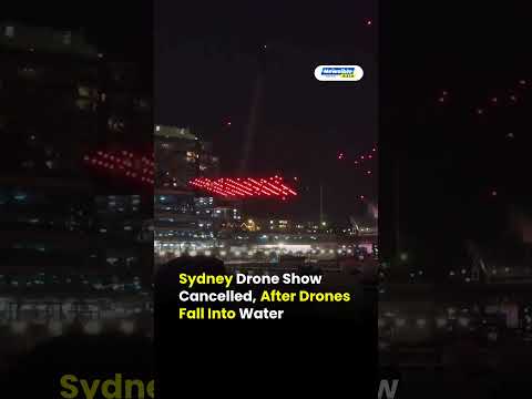 Sydney Drone Show Cancelled, After Drones Fall Into Water