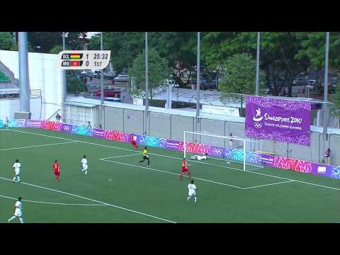 Bolivia vs Montenegro - Men's Football Semi-final - Singapore 2010 Youth Games