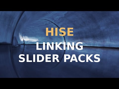 How to link slider packs in HISE