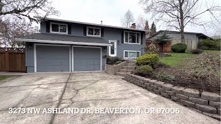 For Rent: 3273 NW Ashland Dr, Beaverton, OR 97006