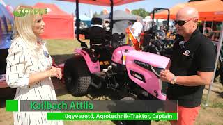 Captain 263 4WD kistraktor Mitsubishi Stage-V motorral, alacsony fogyasztás, 25 LE