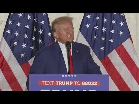 'The only crime that I've committed is...': Donald Trump speaks in Florida after arraignment