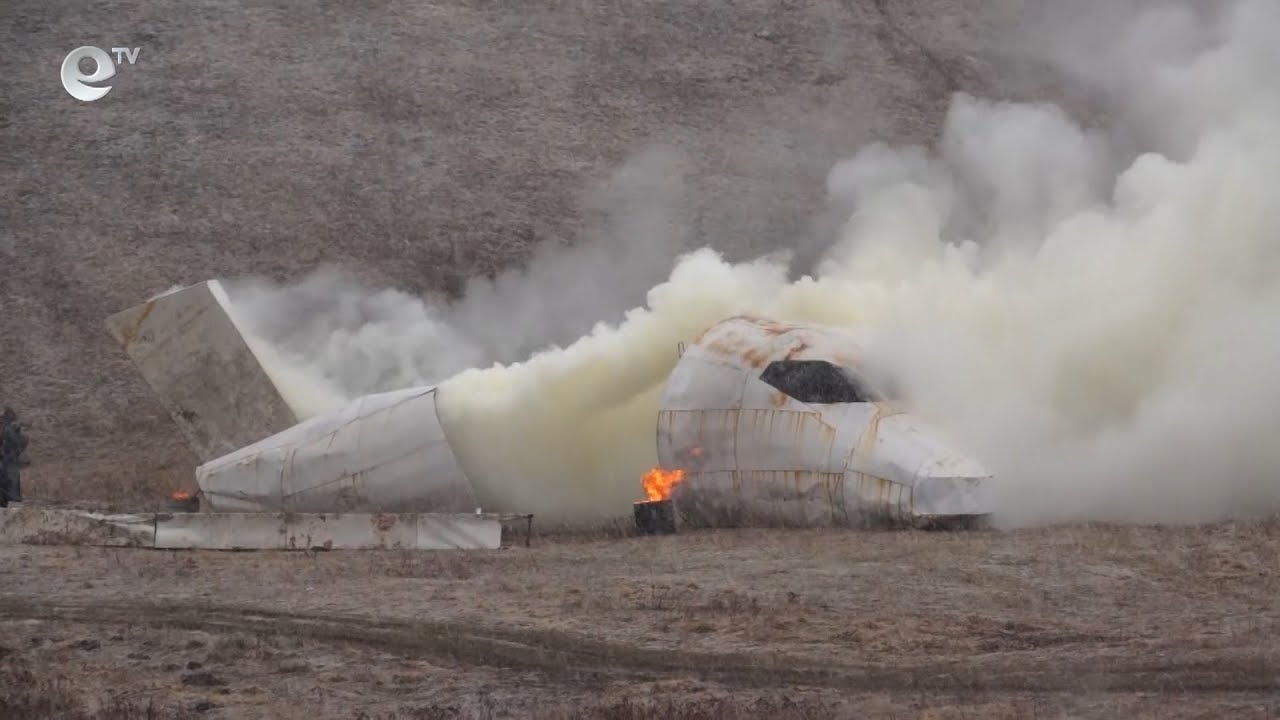 Симулираха самолетна катастрофа на Роженските поляни