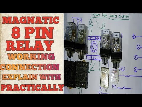 8 pin relay working and connection Video