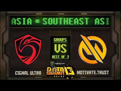 Cignal vs MG.Trust Game 2 - Monster Energy Dota Summit 13 Online SEA: Groups w/ MLP & johnxfire