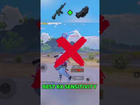 6X Scope No Recoil Sensitivity ✅ | Master 6X Spray with Gyroscope #pubgmobile #bgmi #ruby__yt
