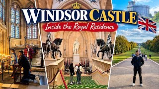 🫶🏻We Went INSIDE Windsor Castle! 👑🏰 | Royal Apartments & Chapel Tour ❤️[vlog 30/