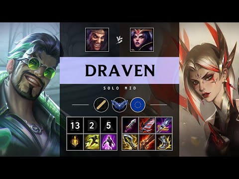 Draven Mid vs LeBlanc - EUW Diamond Patch 25.S1.3