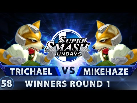 SSS 58 - Trichael Man (Fox) vs. Obey | MikeHaze (Fox) - SSBM Top 32 WR1 - Smash Melee