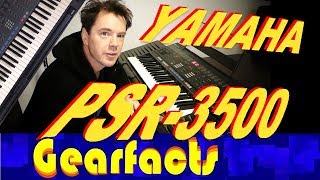 Video thumbnail for The WEIRD Yamaha PSR-3500 keyboard by Gearfacts