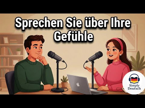 German Podcast / Deutsch lernen – Sprich über Gefühle: 30 wichtige Sätze (A1–B2) 💛🎙️🇩🇪