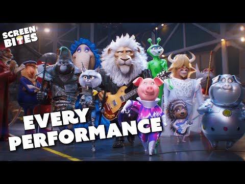 Every Single Performance In Sing (2016) & Sing 2 (2021) | Screen Bites