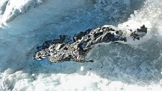 As Glaciers on This Mountainside Melted What Was Uncovered Will Chill You to Your Bones‏