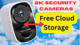 HITELLARCAM 2K Camera Indoor Outdoor FREE Cloud Storage