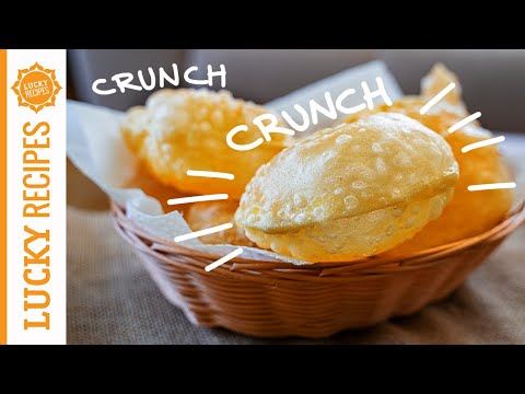 Poori Rezept | Knusperbrot | Indisches Brot selber machen