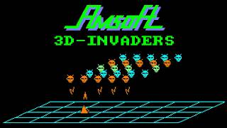 [Amstrad CPC] 3D Invaders - Gameplay