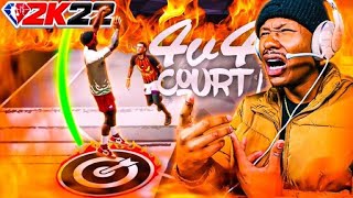 4 YOUTUBERS Take Over The 4v4 Court On NBA 2K22! BEST BUILD 2K22!