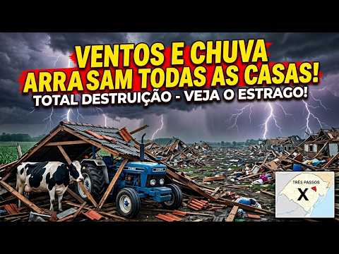 CICLONE NO SUL DO BRASIL: COBERTURA COMPLETA