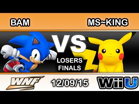 WNF S4E8 – DP | BAM (Sonic) Vs. MS~King (Pikachu) Losers Finals - Smash Wii U