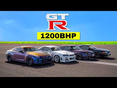 TUNED NISSAN GT-R EVOLUTION.. 4 GENERATIONS 1 WINNER