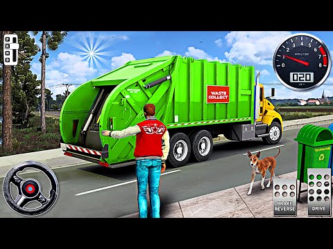 Trash Dump Truck Driving Simulator - Offroad Garbage Truck Game 3D | Android Gameplay
