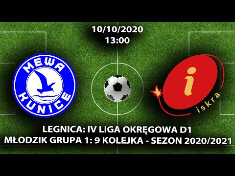 IV Liga Młodzika 20/21 kolejka 9 Mecz: Iskra Kochlice - Mewa Kunice (D1 okręgowa)
