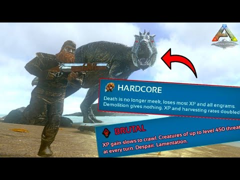 🎥Ark Mobile - Hardcore-Brutal (THE MOVIE) All episodes | Ark Survival Evolved Mobile 2025