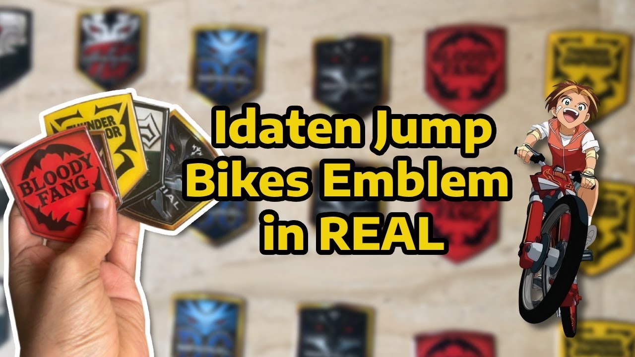 Idaten Jump All Bike Logos Emblems in Real