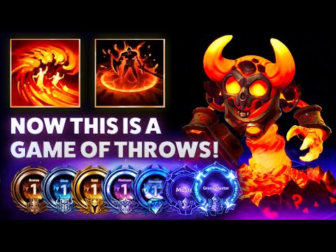Ragnaros Lava Wave - NOW THIS IS A GAME OF THROWS! - Bronze to Grandmaster S1 2022