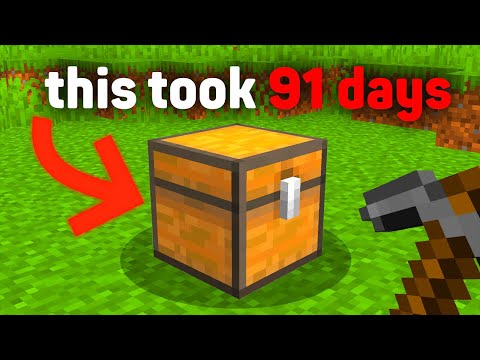 Why This Minecraft Chest Took 91 Days to Craft