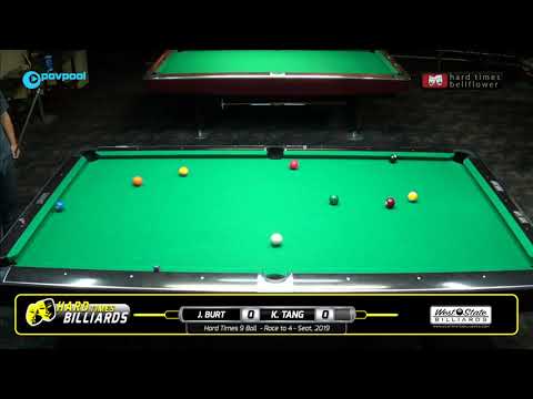 #8 - Kevin TANG vs Jim BURT / Hard Times 9-Ball / Sept 2019